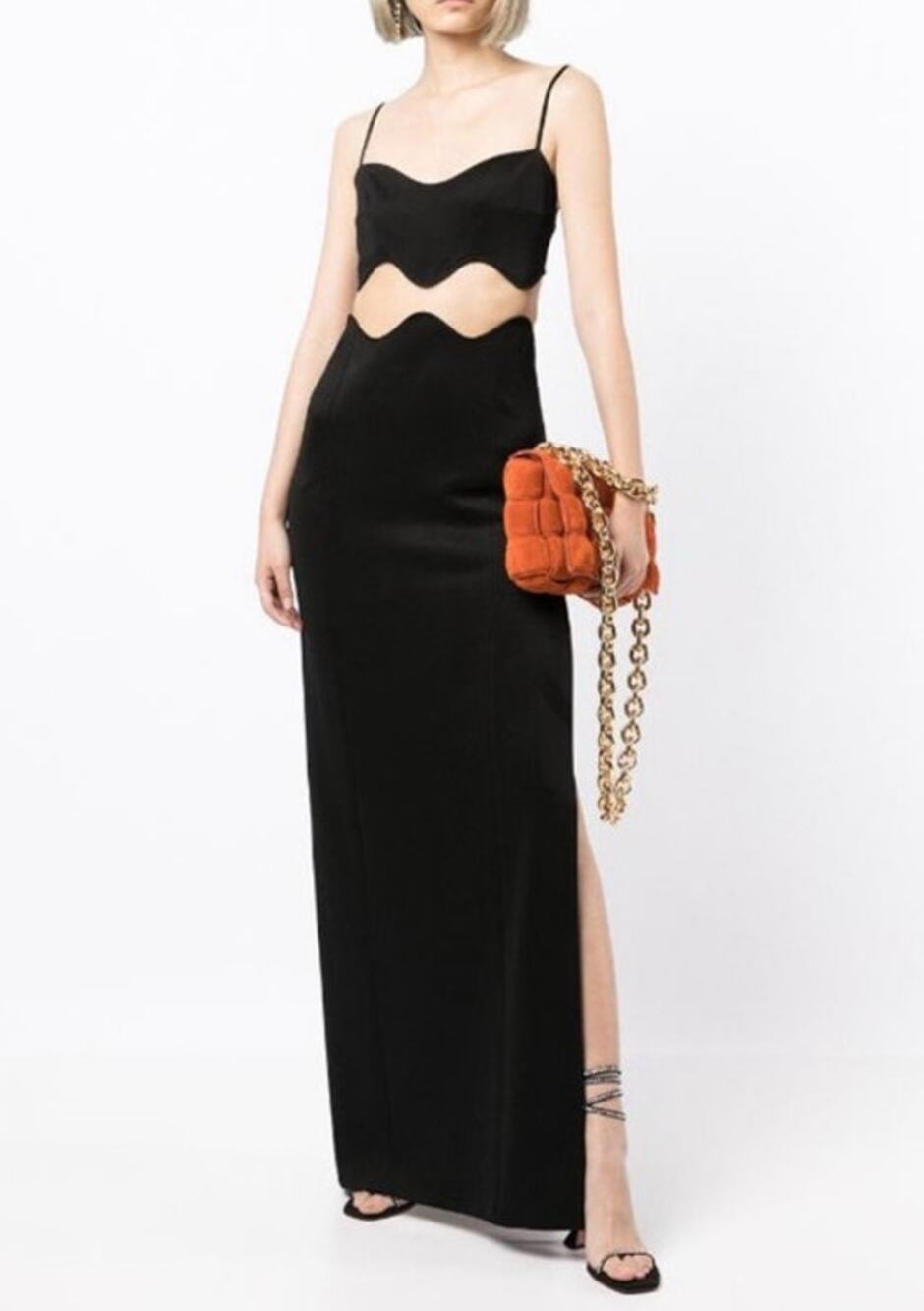 Galvan London Siren Illusion Waist Gown Sz FR42/ US 10